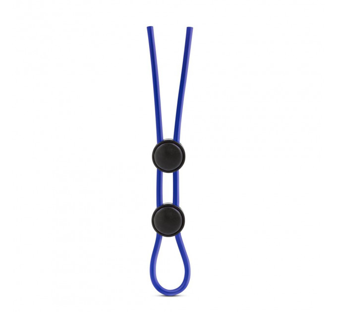 T331084 Регулируемое эрекционное кольцо STAY HARD DOUBLE LOOP BLUE