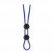 T331084 Регулируемое эрекционное кольцо STAY HARD DOUBLE LOOP BLUE