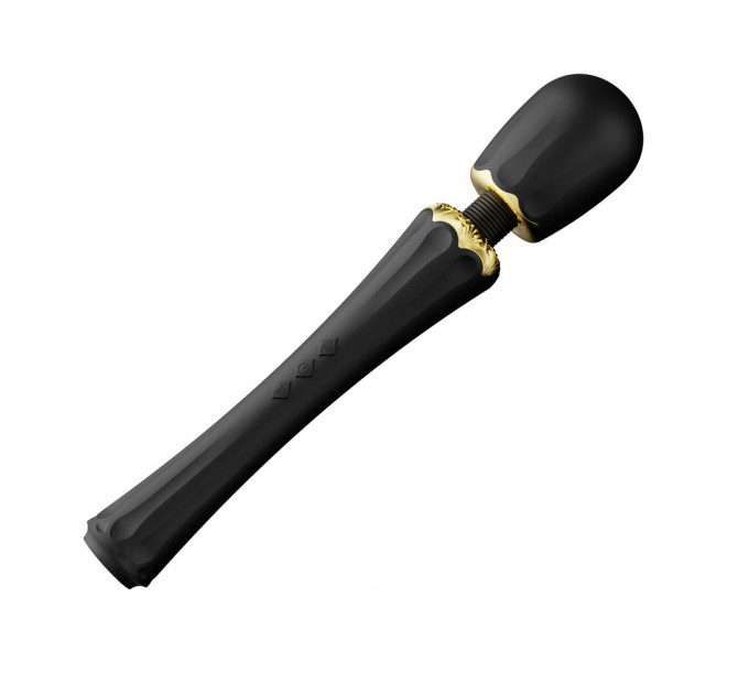 Вібратор мікрофон з насадками Zalo Kyro Wand Obsidian Black