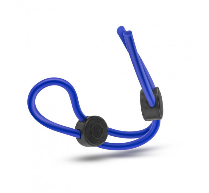 T331084 Регулируемое эрекционное кольцо STAY HARD DOUBLE LOOP BLUE