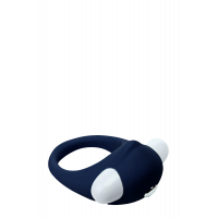 Эрекционное кольцо с вибрацией Dream Toys Rings of Love, синий