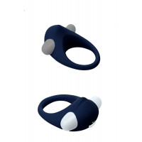 Эрекционное кольцо с вибрацией Dream Toys Rings of Love, синий