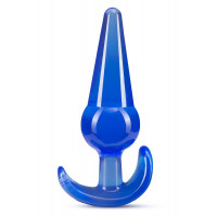 Анальная пробка конической формы со стопером Blush b yours синяя