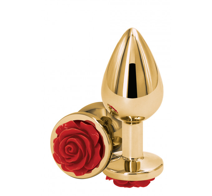 Анальная пробка NS Novelties REAR ASSETS ROSE MEDIUM RED