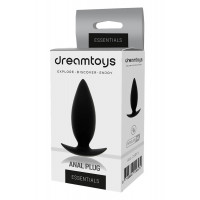 Анальна пробка із стопером Dream Toys Essentials чорна, Small