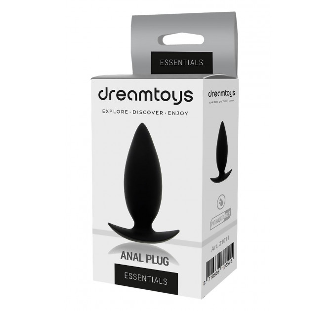 Анальна пробка BOOTYFUL SMALL 3.7 INCH, BLACK