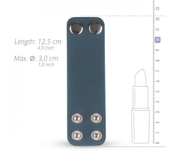 Кольцо на мошонку Boners Ball Strap, серое, S/M