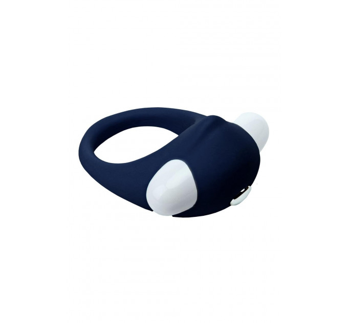 Ерекційне кільце з вібрацією Dream Toys Rings of Love, синій
