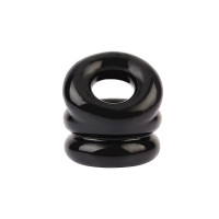 Эрекционное кольцо на пенис и мошонку Chisa GK Power Dual Pleasure+ Ring, черный
