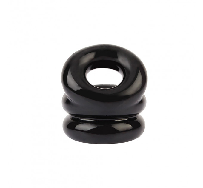 Эрекционное кольцо на пенис и мошонку Chisa GK Power Dual Pleasure+ Ring, черный