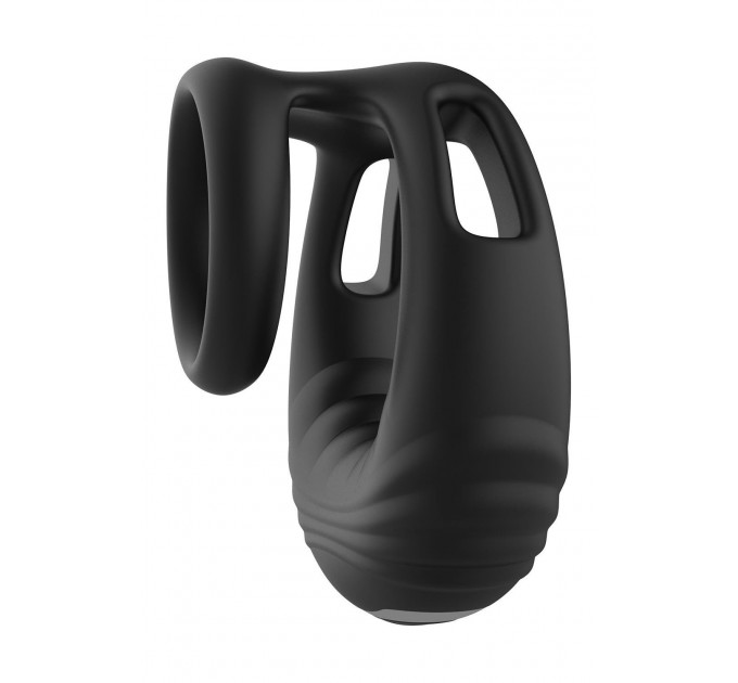 Эрекционное виброкольцо Dreamtoys Ramrod с пультом, черное