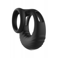 Ерекційне віброкільце Dreamtoys Ramrod з пультом, чорне