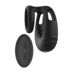 Эрекционное виброкольцо Dreamtoys Ramrod с пультом, черное