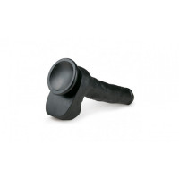 Фалоімітатор Гігант EASYTOYS REALISTIC DILDO BLACK 29.5 CM