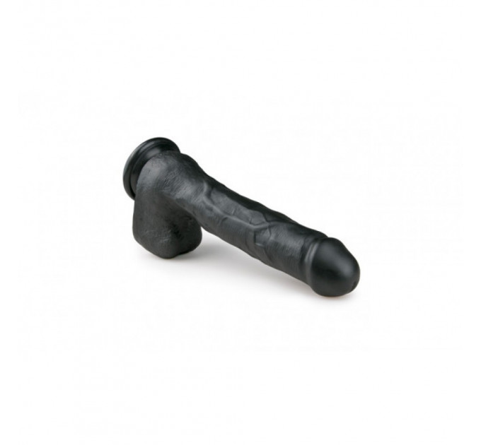Фаллоимитатор Гигант EASYTOYS REALISTIC DILDO BLACK 29.5 CM