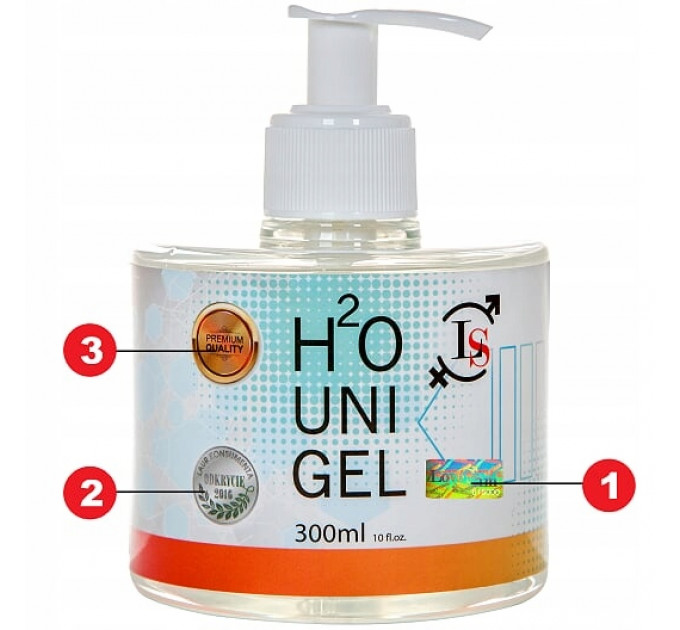 Гелевый лубрикант на водной основе Love Stim H2O UNI Gel 300 мл