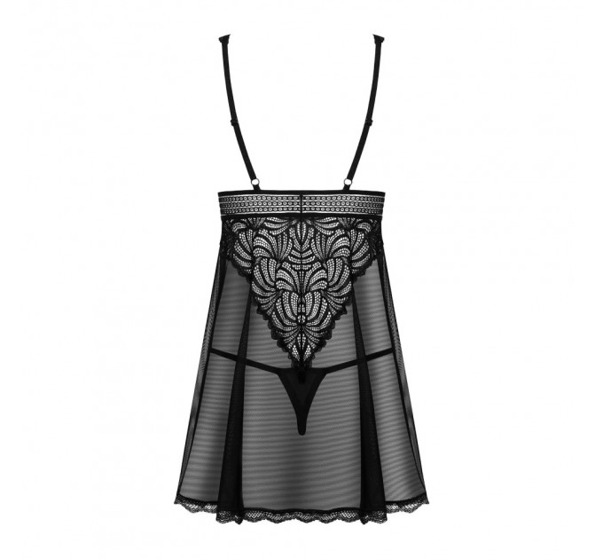 Пеньюар и трусики Obsessive Sweetia XS/S