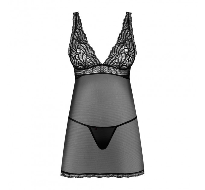 Пеньюар и трусики Obsessive Sweetia XS/S