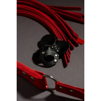 Кожаный брелок БДСМ DS Fetish маска Микки Маус черный