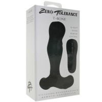 Масажер-стимулятор простати Zero Tolerance водонепроникний, з пультом, чорний