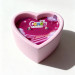 Масажна свічка з ароматом жуйки Candy Bubble Gum у формі серця, 70 мл