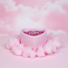 Масажна свічка з ароматом жуйки Candy Bubble Gum у формі серця, 70 мл