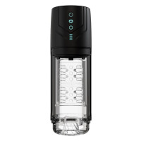 Мастурбатор Blush M For Men Whirlwind Pro с ротацией и всасыванием, прозрачный