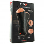 Мастурбатор двойной PDX DOUBLE Penetration VIBRATING STROKER