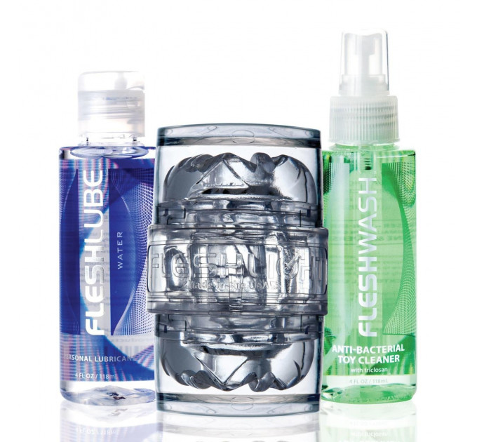 Мастурбатор двухсторонний Fleshlight Quickshot Vantage, со стимулирующим рисунком внутри