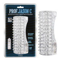 Мастурбатор нереалистичный с вибрацией Chisa Prof.Jason C, прозрачный