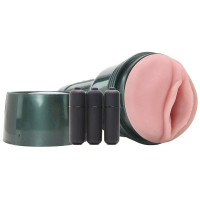 Мастурбатор у колбі з трьома віброкулями Fleshlight Vibro Pink Lady Touch