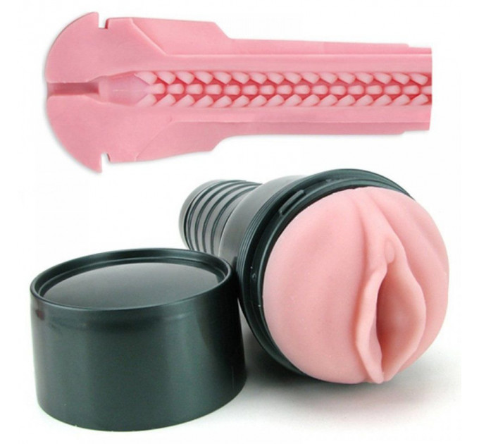 Мастурбатор в колбе с 3-мя вибропулями Fleshlight Vibro Pink Lady Touch