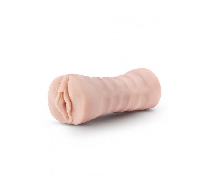 Мастурбатор-вагіна Blush Enlust Destini з віброкулею, бежевий, 11.5 см