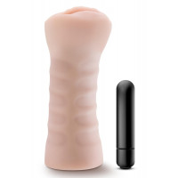 Мастурбатор-вагина Blush Enlust Destini с вибропулей, бежевый, 11.5 см