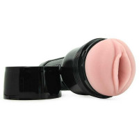 Мастурбатор вагина в колбе, киберкожа Fleshlight Go Surge Pink Lady Masturbator, телесный