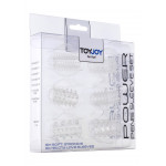 Набор насадок на пенисToyJoy Power Penis Sleeve Set, прозрачный