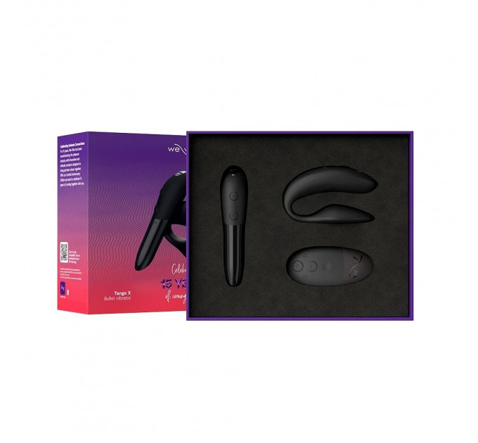 Набор секс-игрушек вибратор для пар Sync 2 и вибропуля Tango X We-Vibe Limited Anniversary Edition