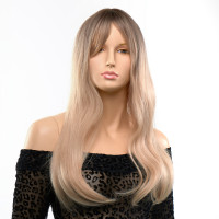 Парик длинный с челкой Fetish Hair и окрашиванием омбре, 60 см