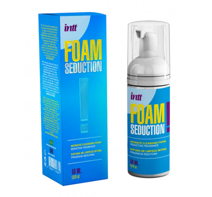 Пена для интимной гигиены Intt FOAM SEDUCTION! унисекс, с ароматом, 50 мл