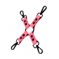 Перекрестная система фиксации Taboom Glow In the Dark Hogtie светящаяся в темноте, розовая