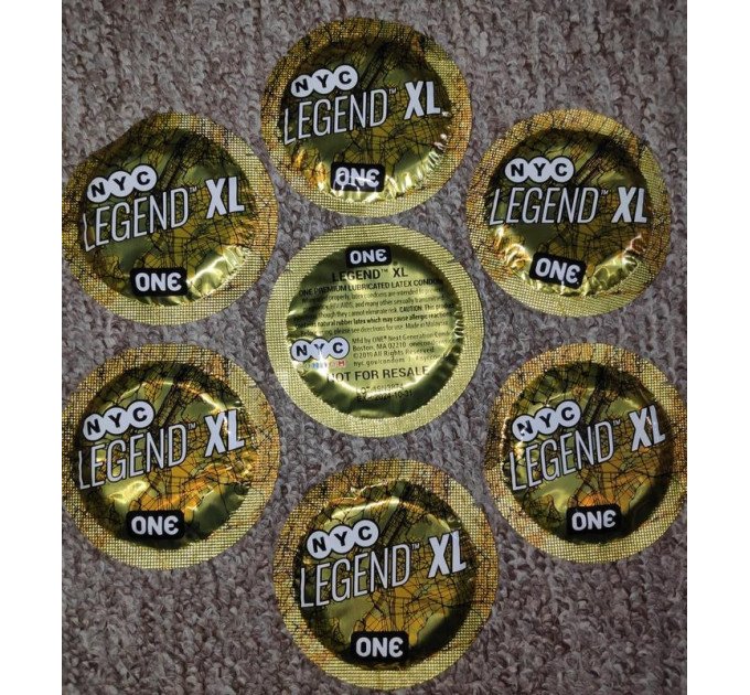 Набор презервативов One Legend XL, большой размер (цена за 5 шт.)