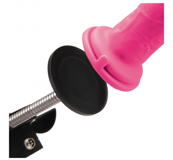 Секс-машина Dreamtoys Sex Room Sex Machine с насадками и пультом, черная