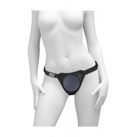 Трусики для страпона Pipedream Body Dock Elite чёрные