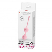 Вагинальный шарики нежно розового цвета Kegel tighten up2