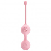 Вагинальный шарики нежно розового цвета Kegel tighten up2