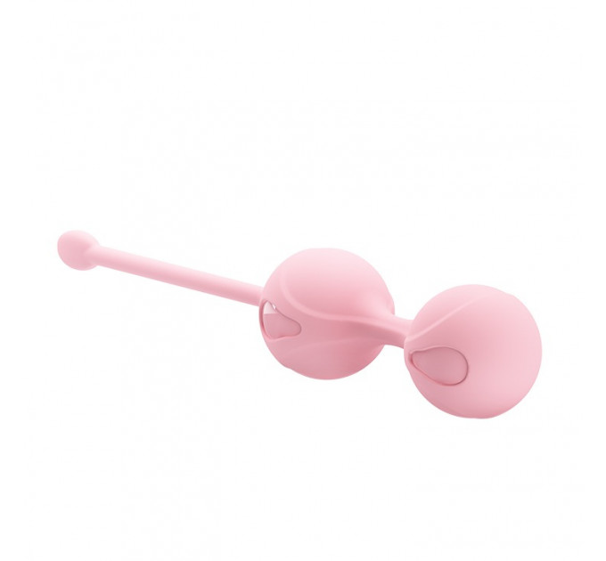 Вагинальный шарики нежно розового цвета Kegel tighten up2