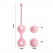 Вагинальный шарики нежно розового цвета Kegel tighten up2