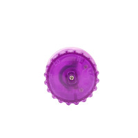 Вібратор-реаліст прозорий Chisa Crystal Jellie на батарейках, фіолетовий