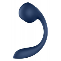 Вибратор для точки G и клитора Satisfyer Pro+ Wave 4 Connect App с приложением, синий