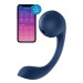 Вібратор для точки G та клітора Satisfyer Pro+ Wave 4 Connect App з додатком, синій